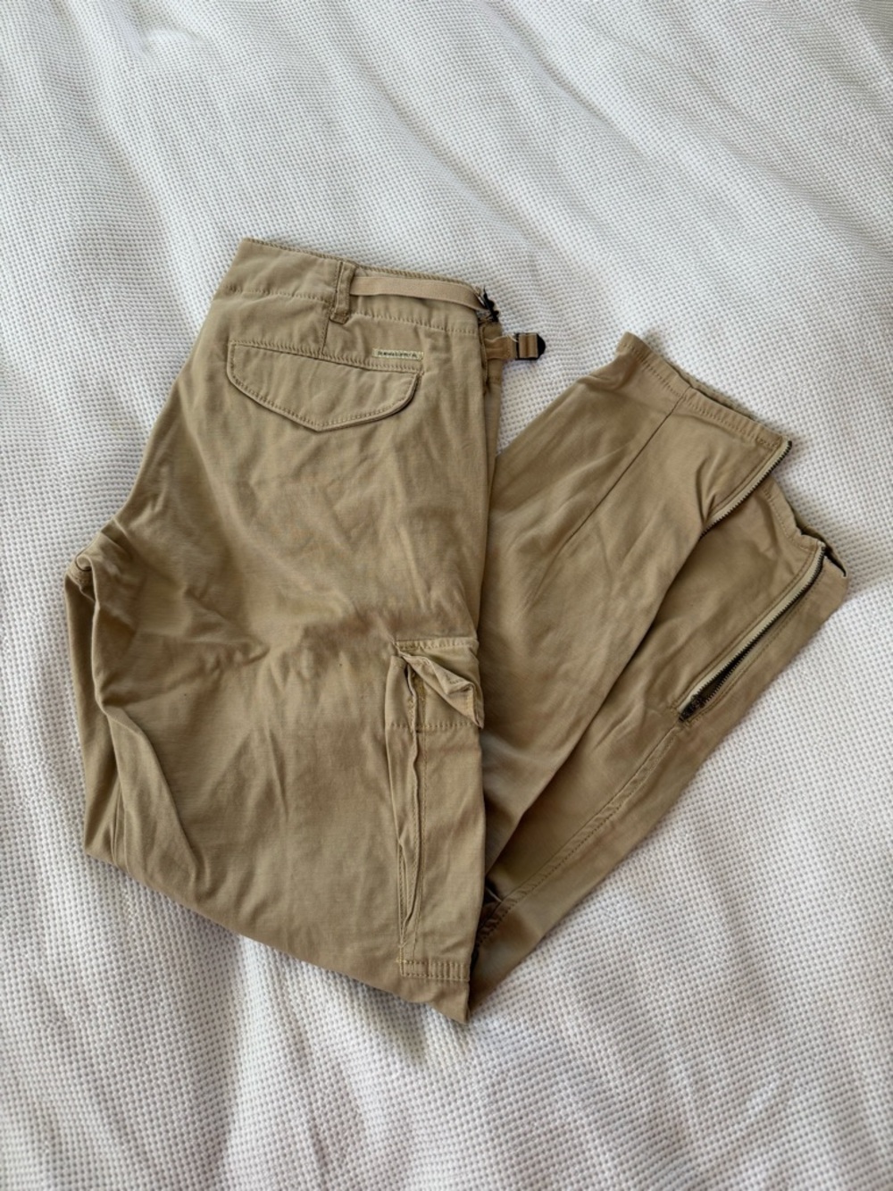 Denim & Supply Ralph Lauren Women's Skinny Cargo Pants in Tan